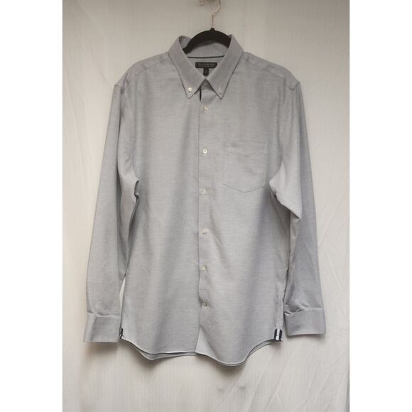 Banana Republic Non-Iron Slim Fit Tailored Blue Shirt Men’s Size XL - Picture 3 of 8